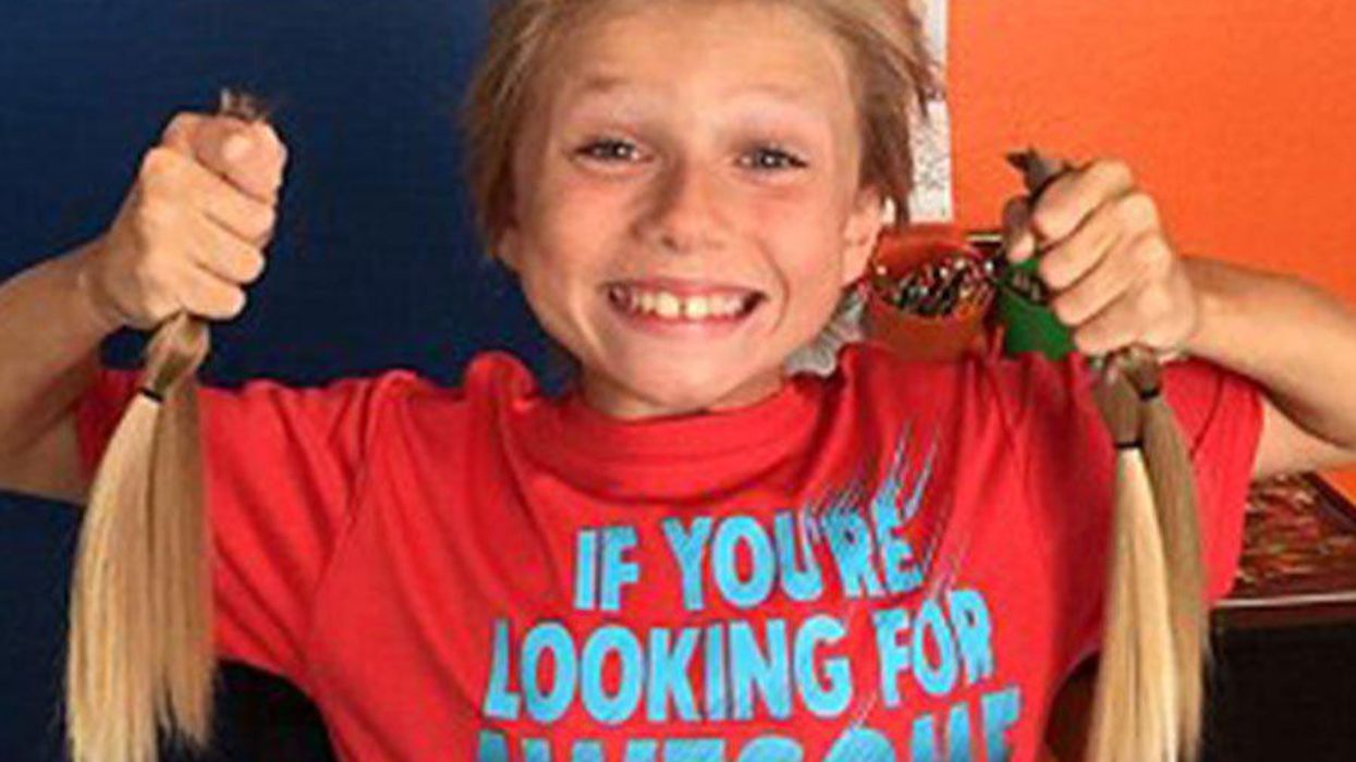 <p>This Boy Was Called A Girl For Growing Out His Hair for Charity</p>