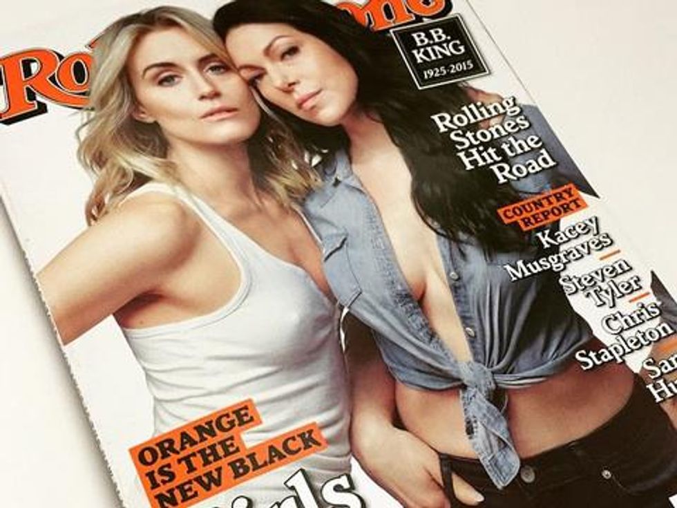 Pic of the Day: Taylor Schilling and Laura Prepon Steam Up the Cover of Rolling Stone