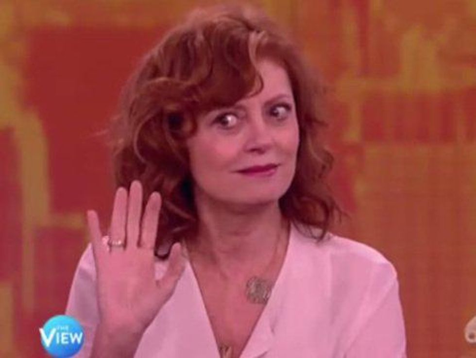 WATCH: Susan Sarandon Talks Tinder and Being 'Open to Any Gender' on The View