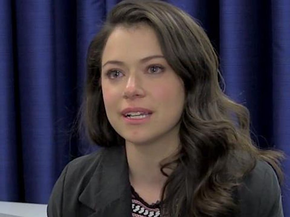 Orphan Black's Tatiana Maslany Cries Discussing Why She's an LGBT Ally  