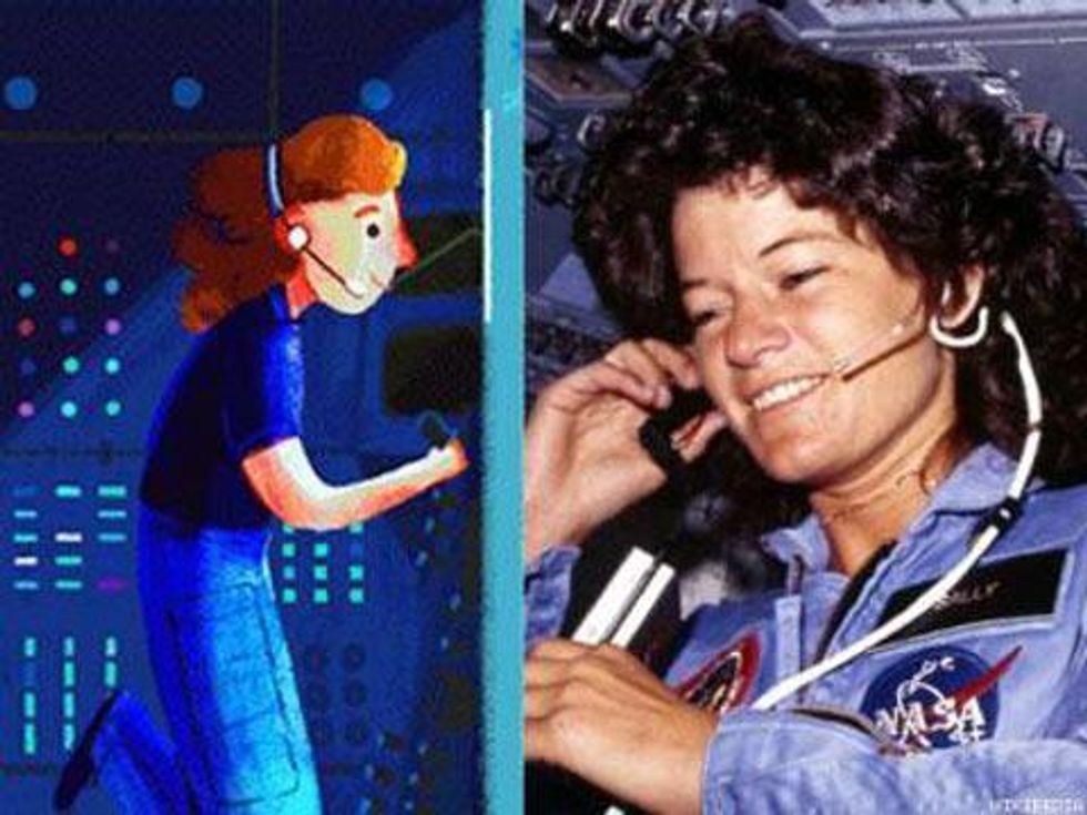 Google Doodle Honors Sally Ride, First American Woman (and Lesbian!) in Space