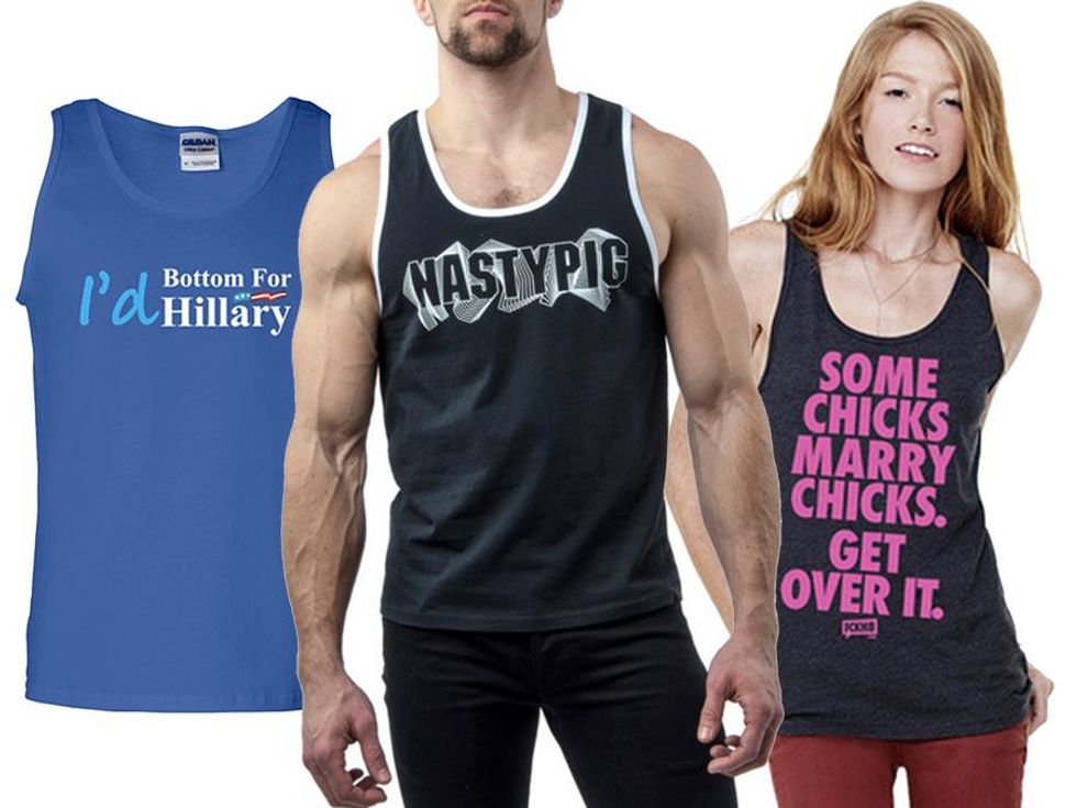 10 Stupidly Funny Gay Tanks You Need This Summer