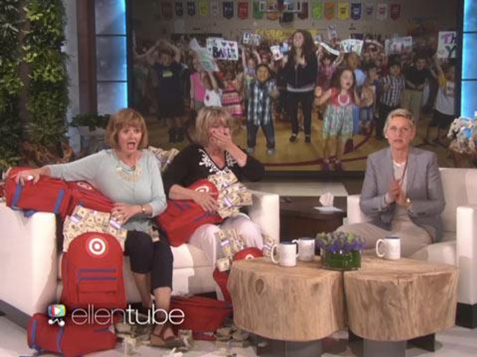WATCH: Ellen DeGeneres Has a Huge, Tear-Jerking Surprise for These Big-Hearted Teachers