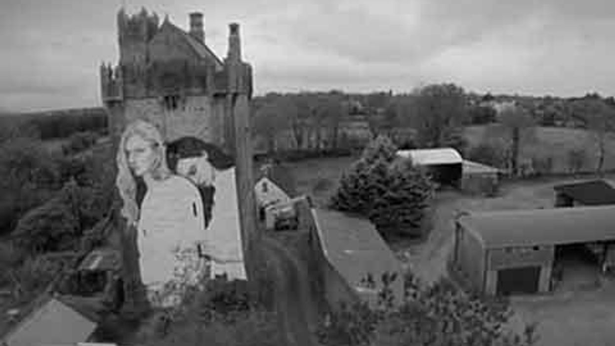 Famous Irish Muralist Strikes Again With Massive Pro-Equality Work on Castle