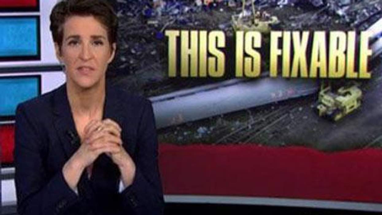 <p>Rachel Maddow on Amtrak Crash: 'This Is On Congress' Head'</p>