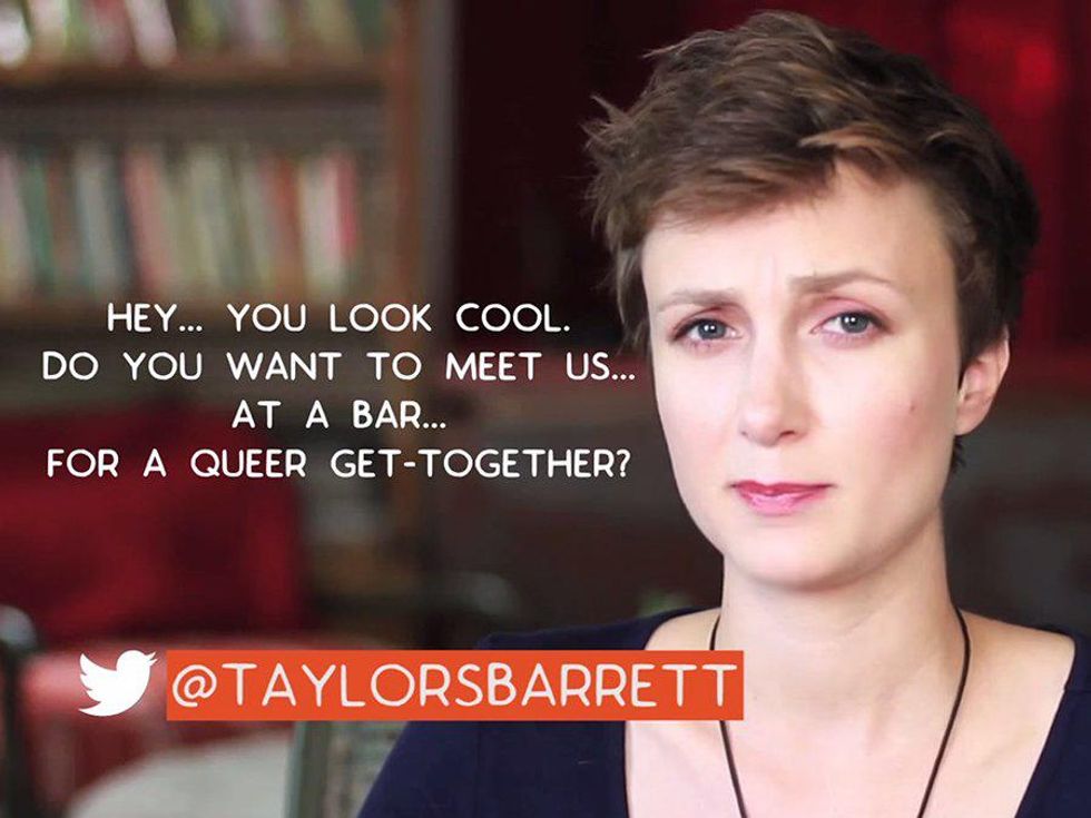 Taylor Finds Pride at a 'Queer Get Together'