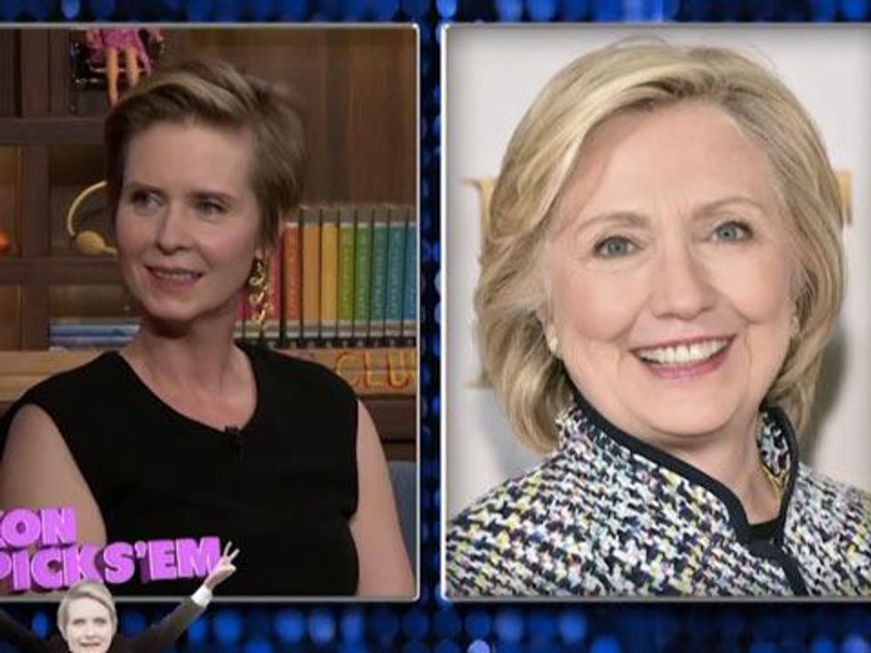 WATCH: Cynthia Nixon Answers: Which Sex and the City Character Is Hillary Clinton?