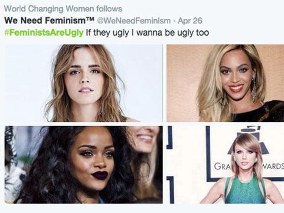 What is this #FeministAreUgly Blowing Up on Twitter? 