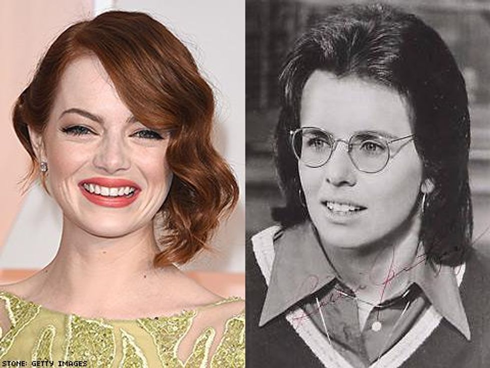 Emma Stone Set to Play Billie Jean King in Upcoming Film Battle of the Sexes