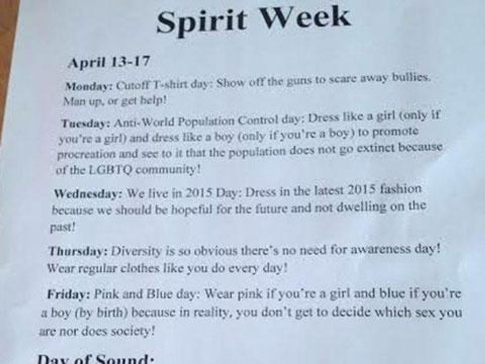 Ohio High School Students Respond to Day of Silence with Hateful, Homophobic Flyer 