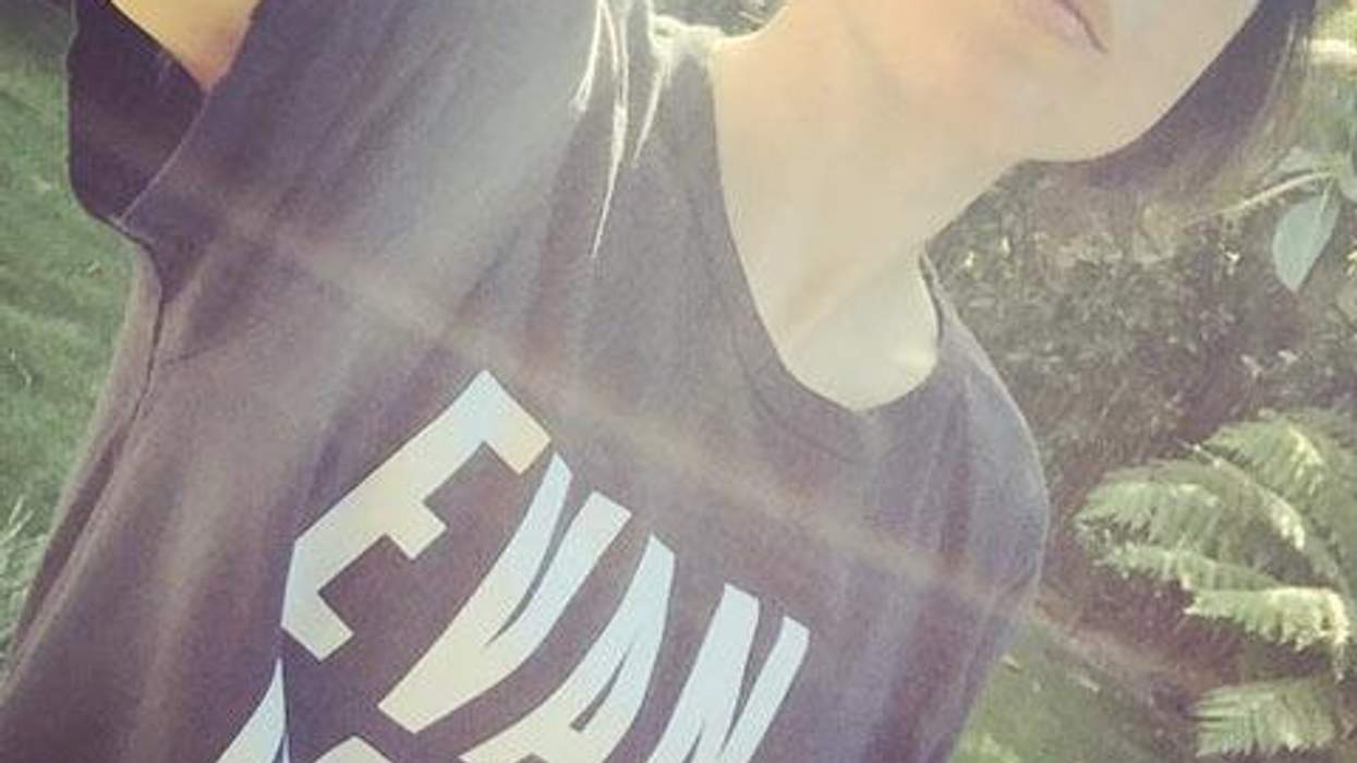 <p>Pic of the Day: Ellen Page Wears an Evan Rachel 'Would' Shirt</p>