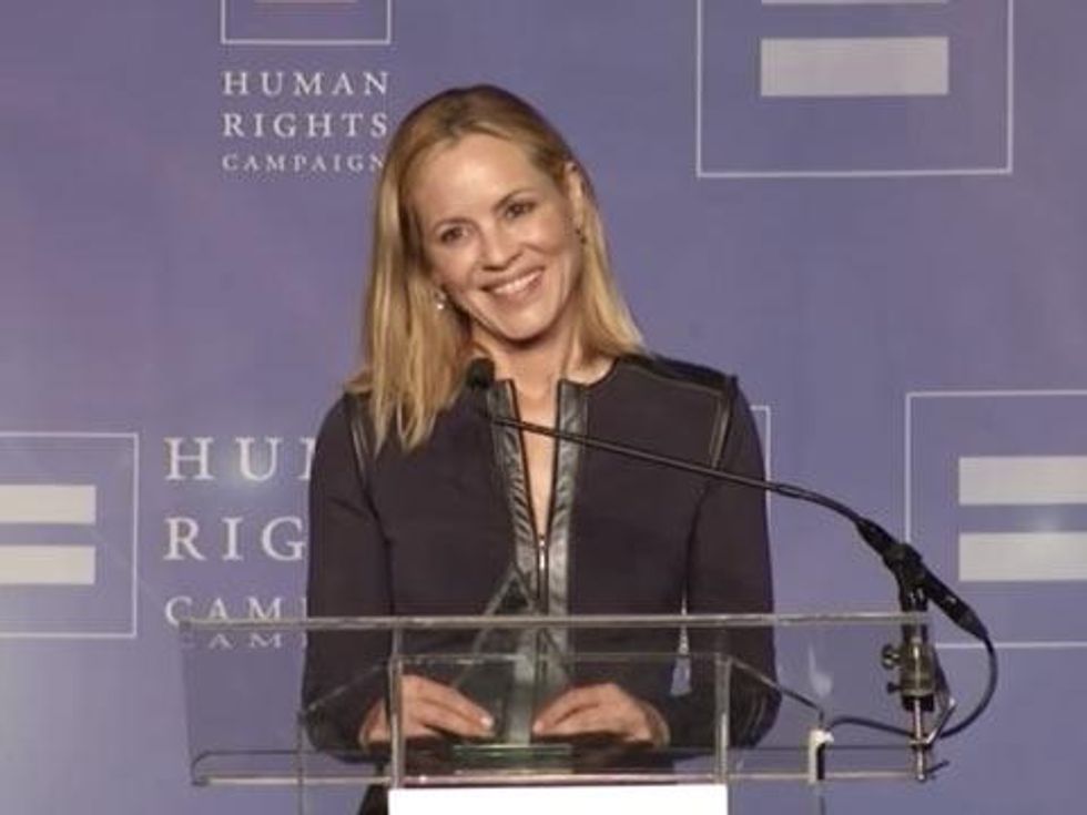 WATCH: Maria Bello at HRC: 'Equality Under the Law Should Be the Oxygen We Breathe' 