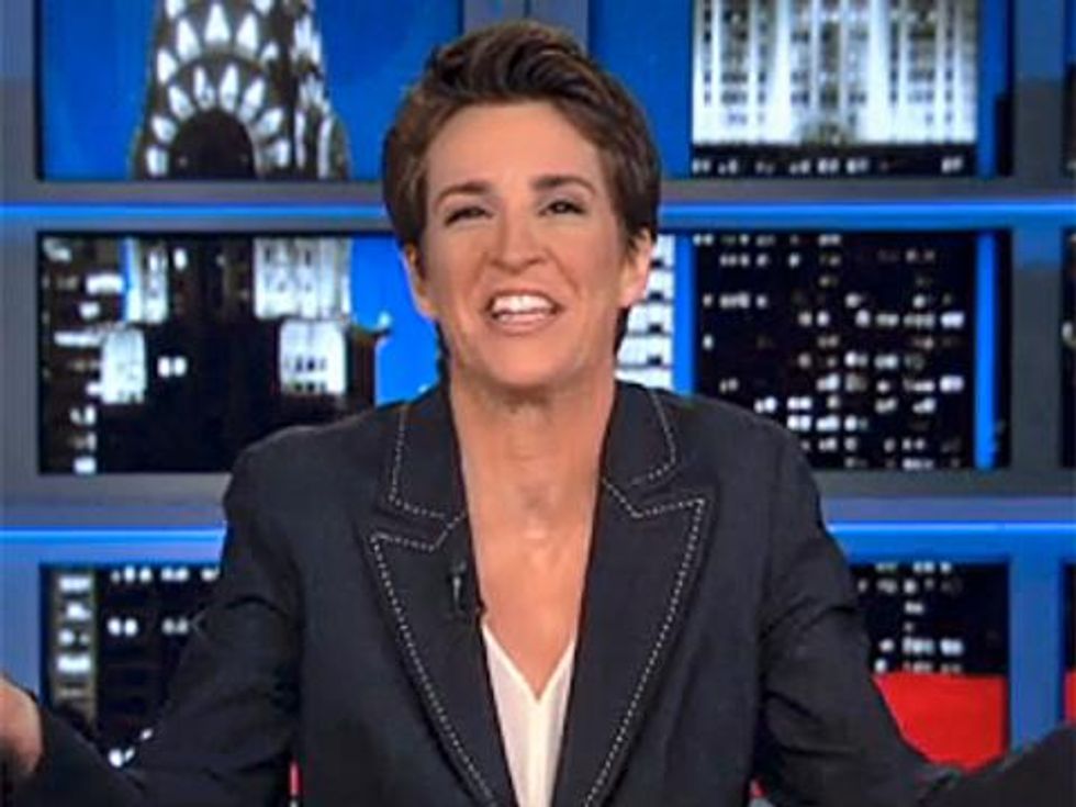 Rachel Maddow Discovers a Key Difference Between MSNBC and Fox