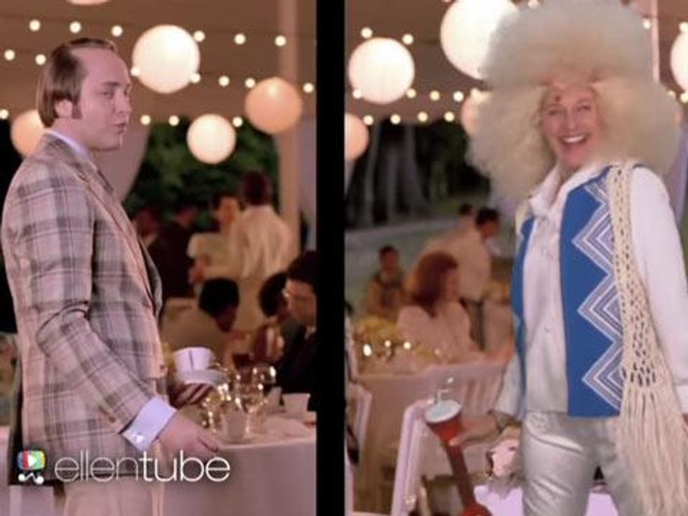 WATCH: Groovy Ellen DeGeneres Joins '70s-Era Mad Men Cast 