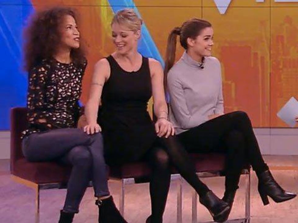 WATCH: Teri Polo, Sherri Saum, and Maia Mitchell Could Not Be Cuter on The View 