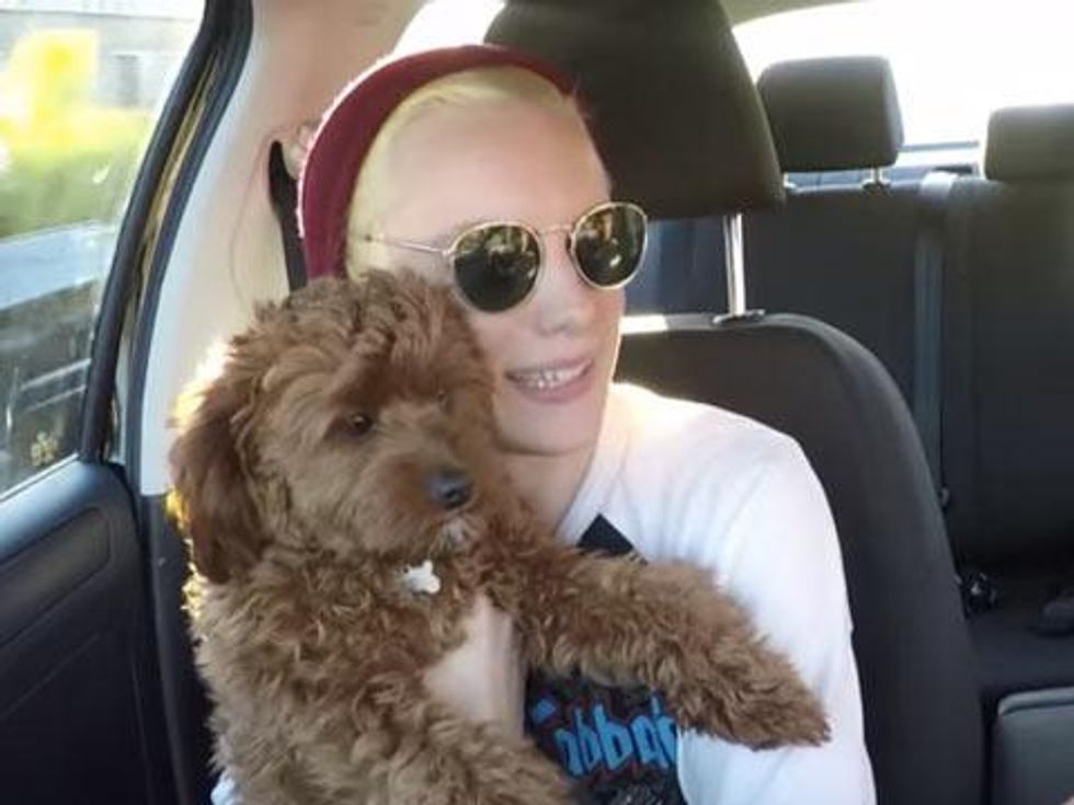 WATCH: Androgynous Model Erika Linder With Her Dog Is the Cutest Thing You'll See Today 