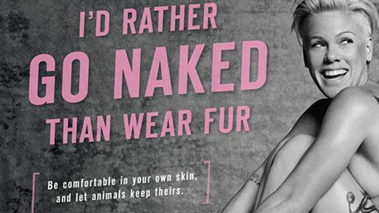 <p>Pic of the Day: P!nk Bares All for a Cause on 90-Foot Times Square Billboard</p>