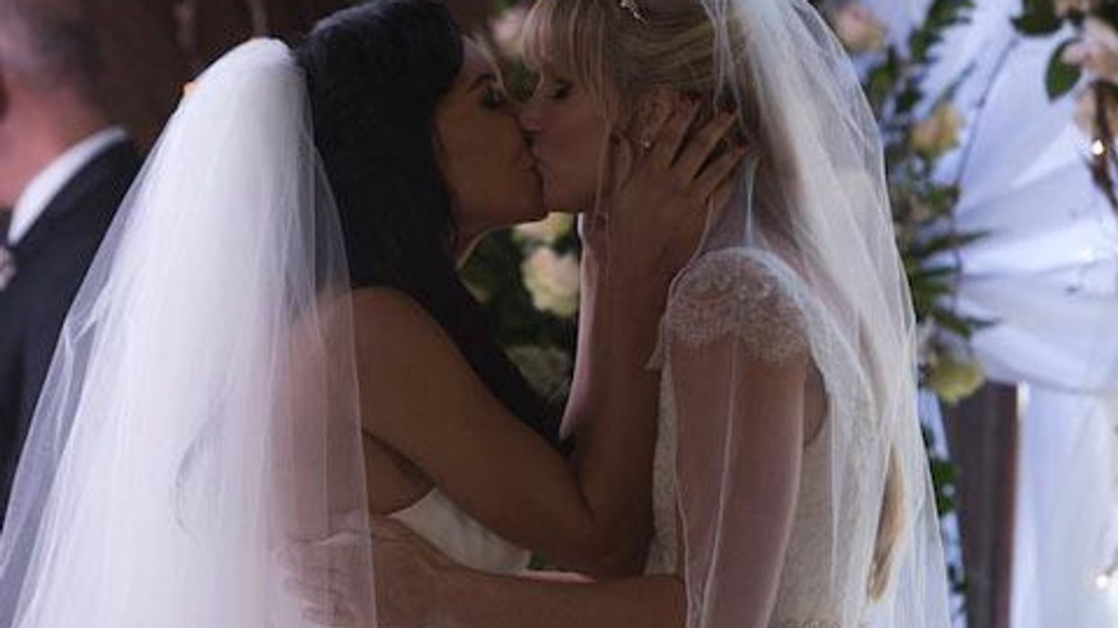 <p>Pic of the Day: The Santana and Brittany Wedding Pics that Will Make You Say, 'Aw!'</p>