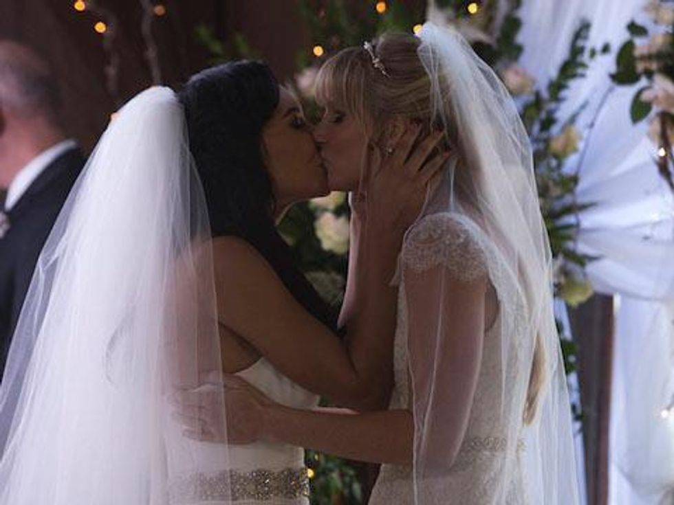 Pic of the Day: The Santana and Brittany Wedding Pics that Will Make You Say, 'Aw!'