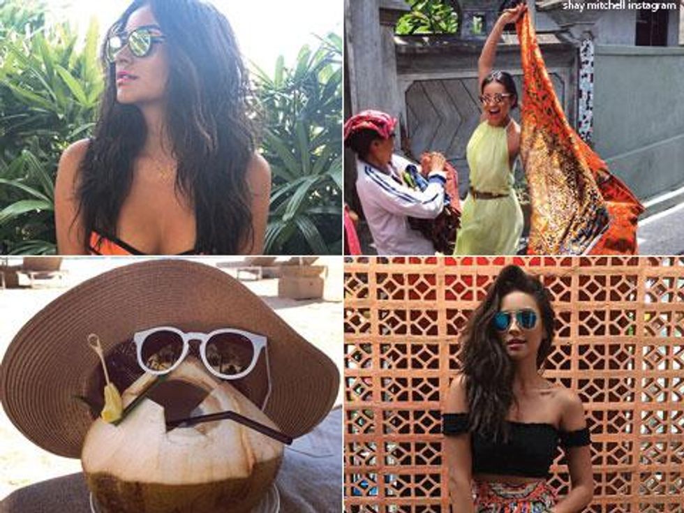 10 Times Pretty Little Liars' Shay Mitchell Made Us Wish We Were on Vacation With Her 