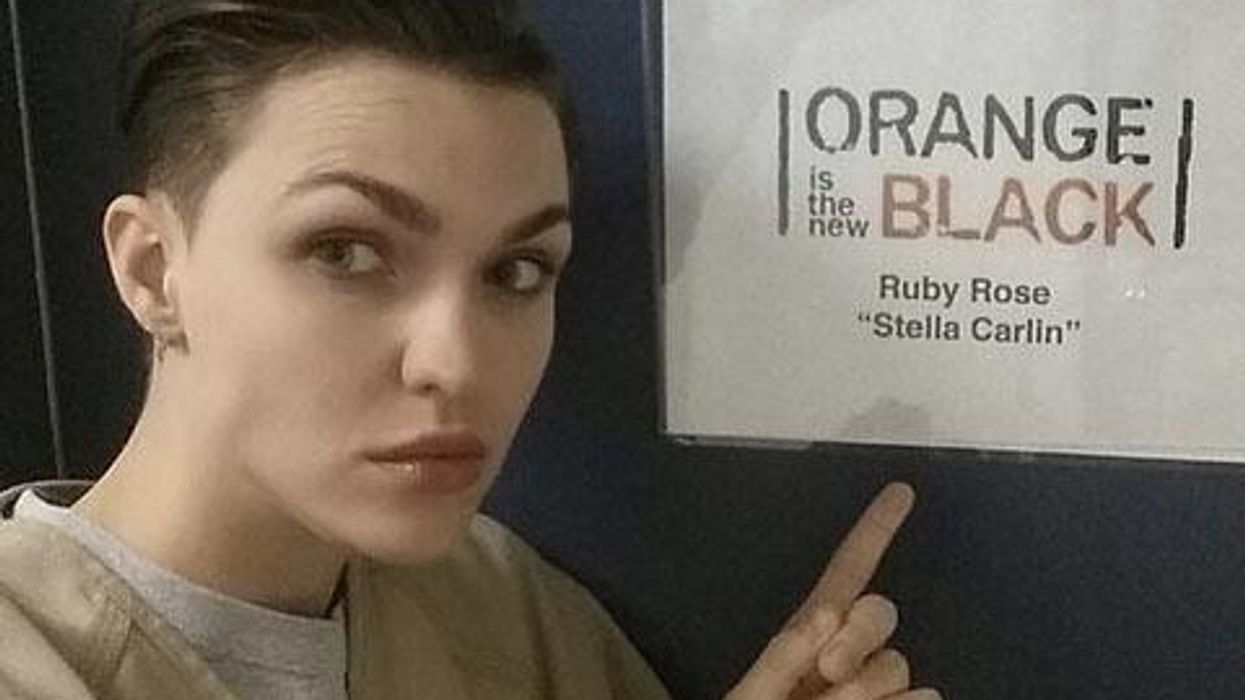 <p>Pic of the Day: When Ruby Rose Met Crazy Eyes on the <em>Orange Is the New Black</em> Set! </p>
