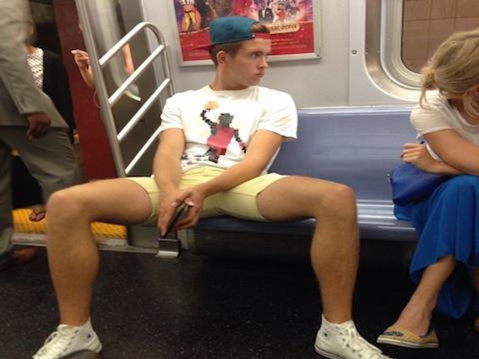 WATCH: Woman Calls Out Manspreading Subway Riders in Hilarious Video