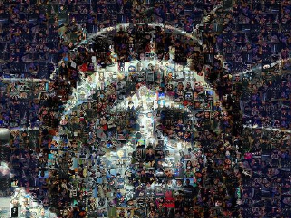 Pic of the Day: Lady Liberty Mosaic from Hundreds of LGBT Photos Is So Freaking Cool! 
