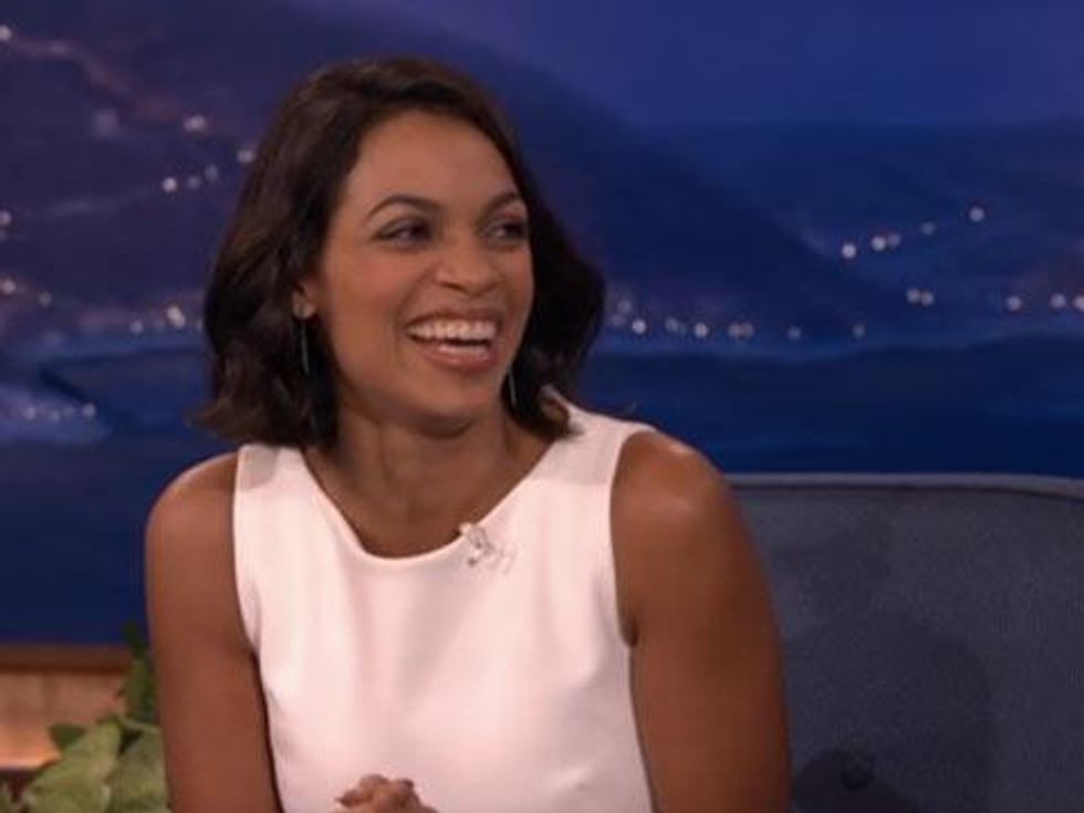 Rosario Dawson Talks About Awesome It Was to Make Out With Jenny Slate