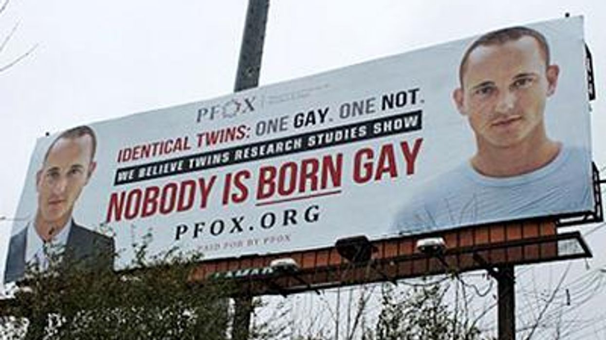 <p>WATCH: Virginia Billboard Proclaims 'Nobody Is Born Gay'</p>