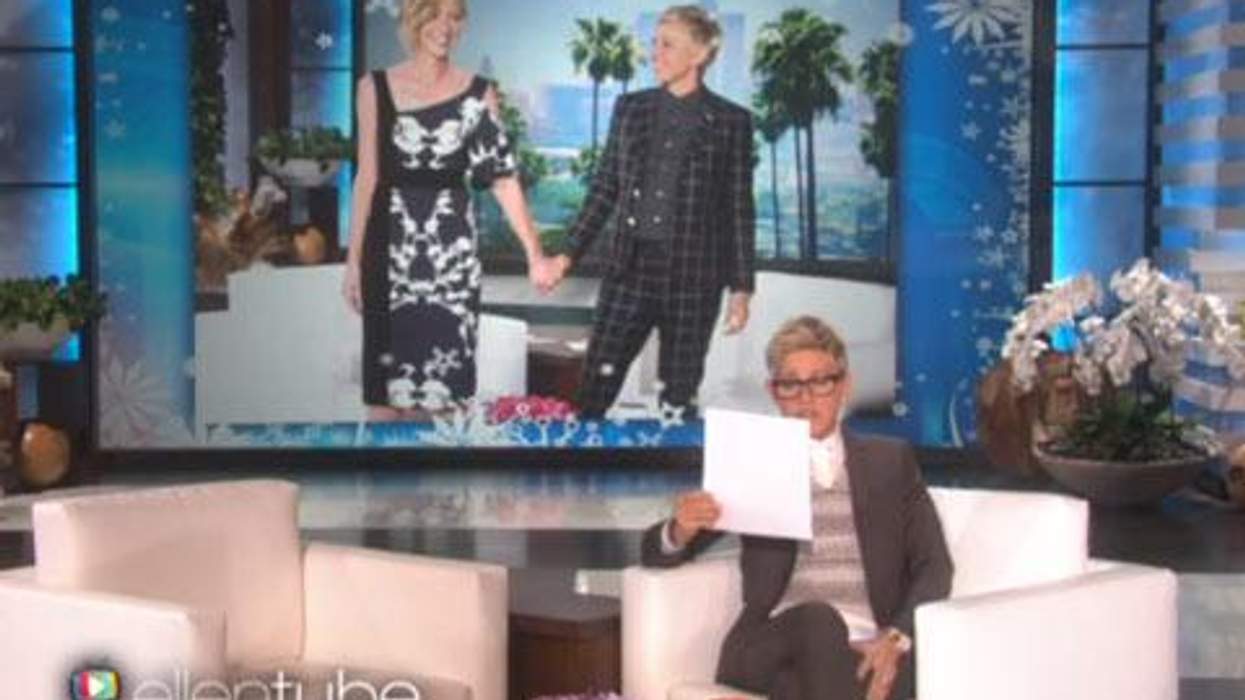 <p>WATCH: Ellen and Portia's Year In Review As Told By Ellen</p>