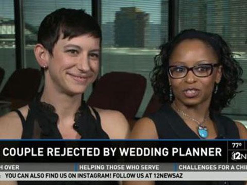 WATCH: Arizona Wedding Planner Refuses Lesbian Couple