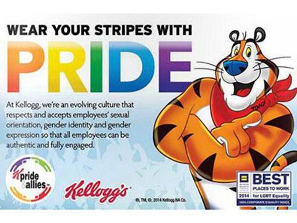 Gay-Friendly Tony the Tiger Pisses Off Antigay Group! 