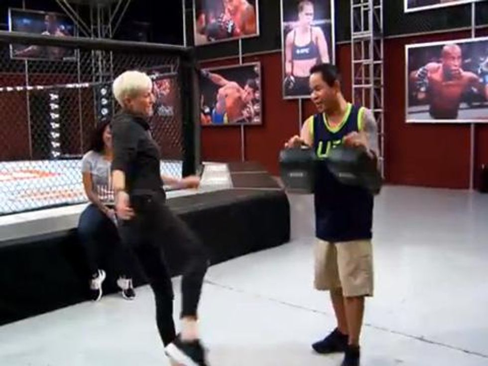 WATCH: Megan Rapinoe Shows off MMA Skills on “Ultimate Fighter”