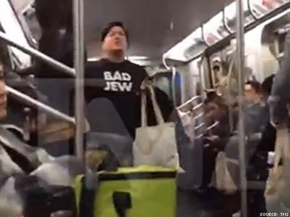 WATCH: Orange Is the New Black's Lea DeLaria Does Battle with Bible Thumper On New York City Subway 