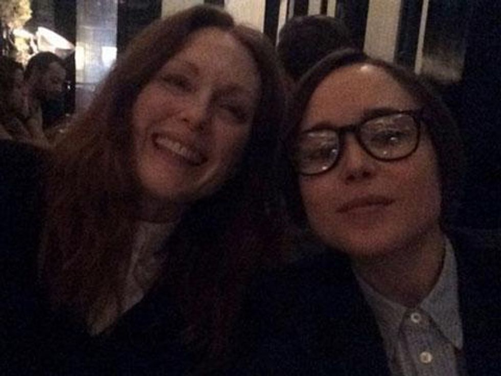 Pic of the Day: Ellen Page Wins Halloween with Rachel Maddow Costume