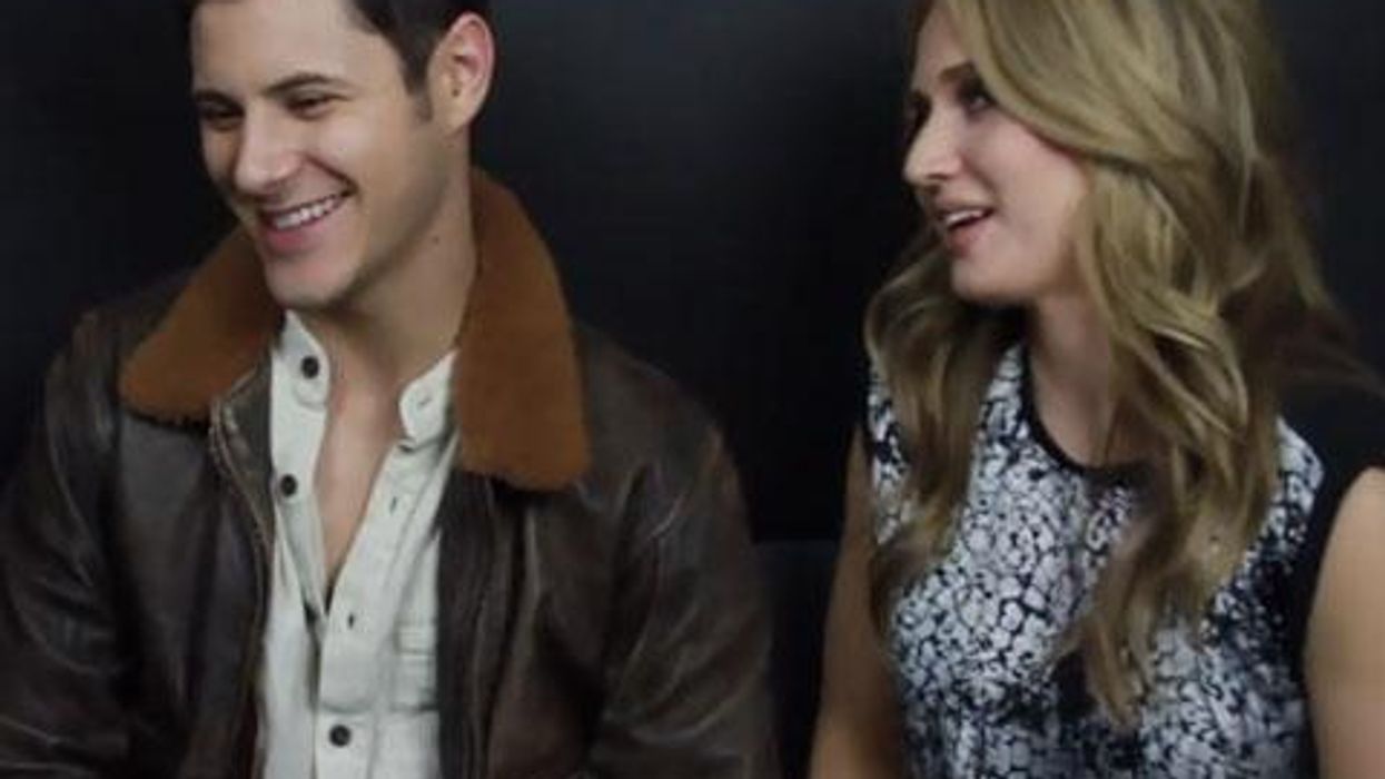 <p>WATCH: <em>Faking It </em>stars Rita Volk and Michael J Willett Talk Bisexual Representation and More... </p>