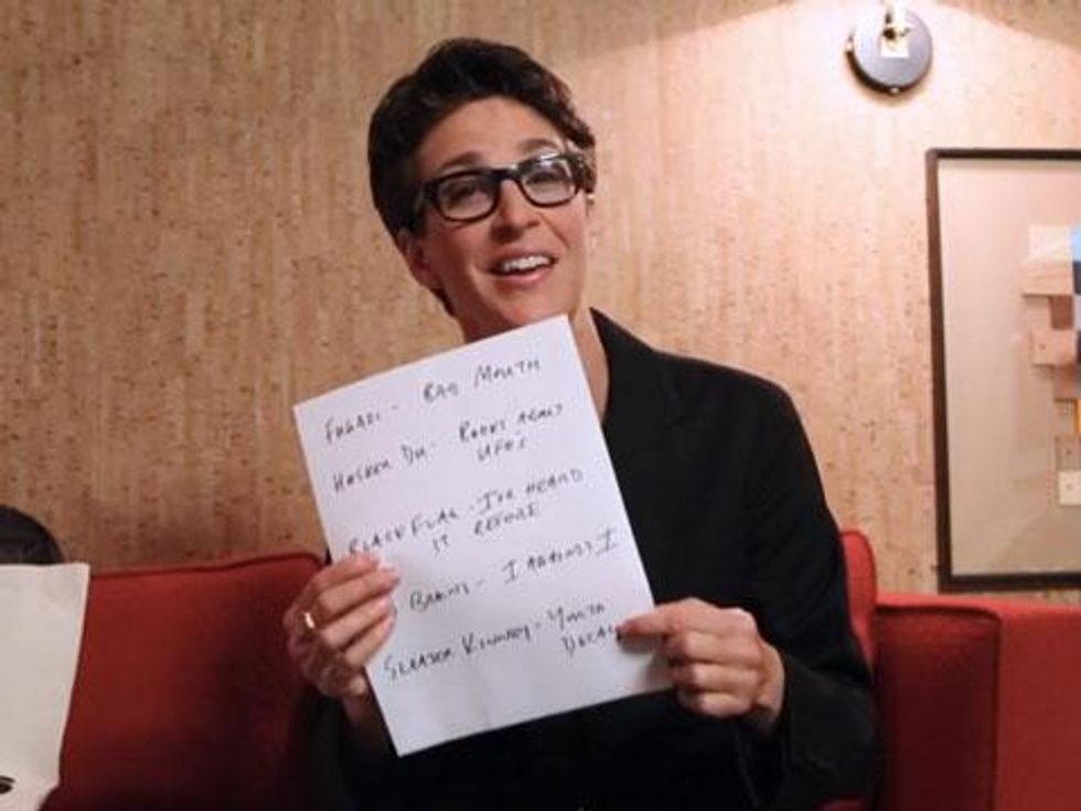 WATCH: Rachel Maddow Picks Punk Songs to Get You Through the Midterms 