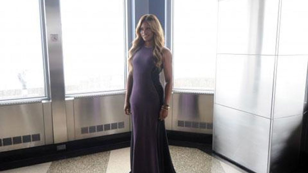 <p>WATCH:<em> OITNB</em> Star Laverne Cox Lights the Empire State Building Purple for #SpiritDay</p>