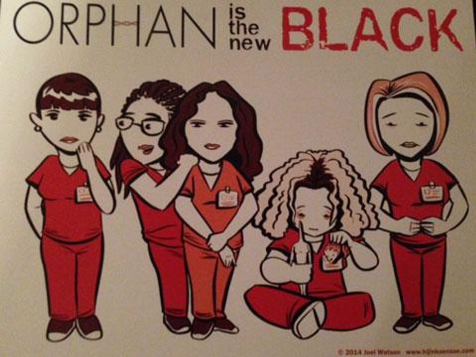 Pic of the Day: Orphan is the New Black Comes to Life in This Awesome NY Comic-Con Mashup