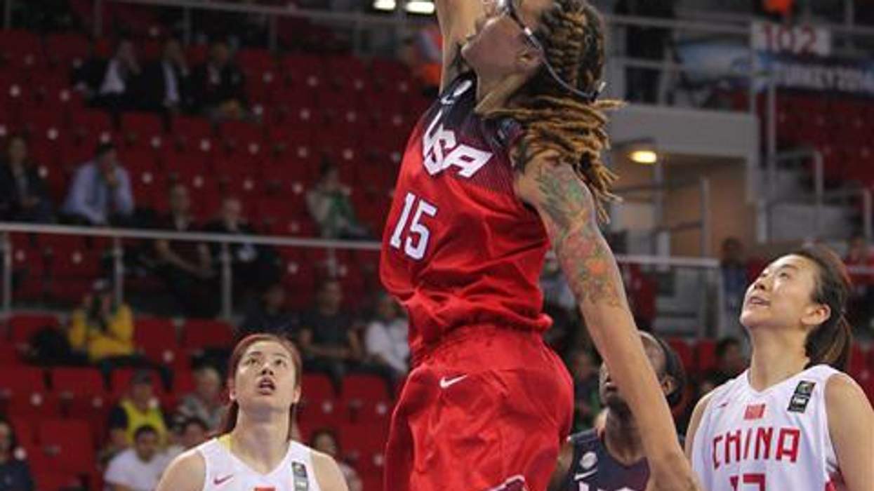 <p>Brittney Griner Goes Above the Rim in FIBA World Championships</p>