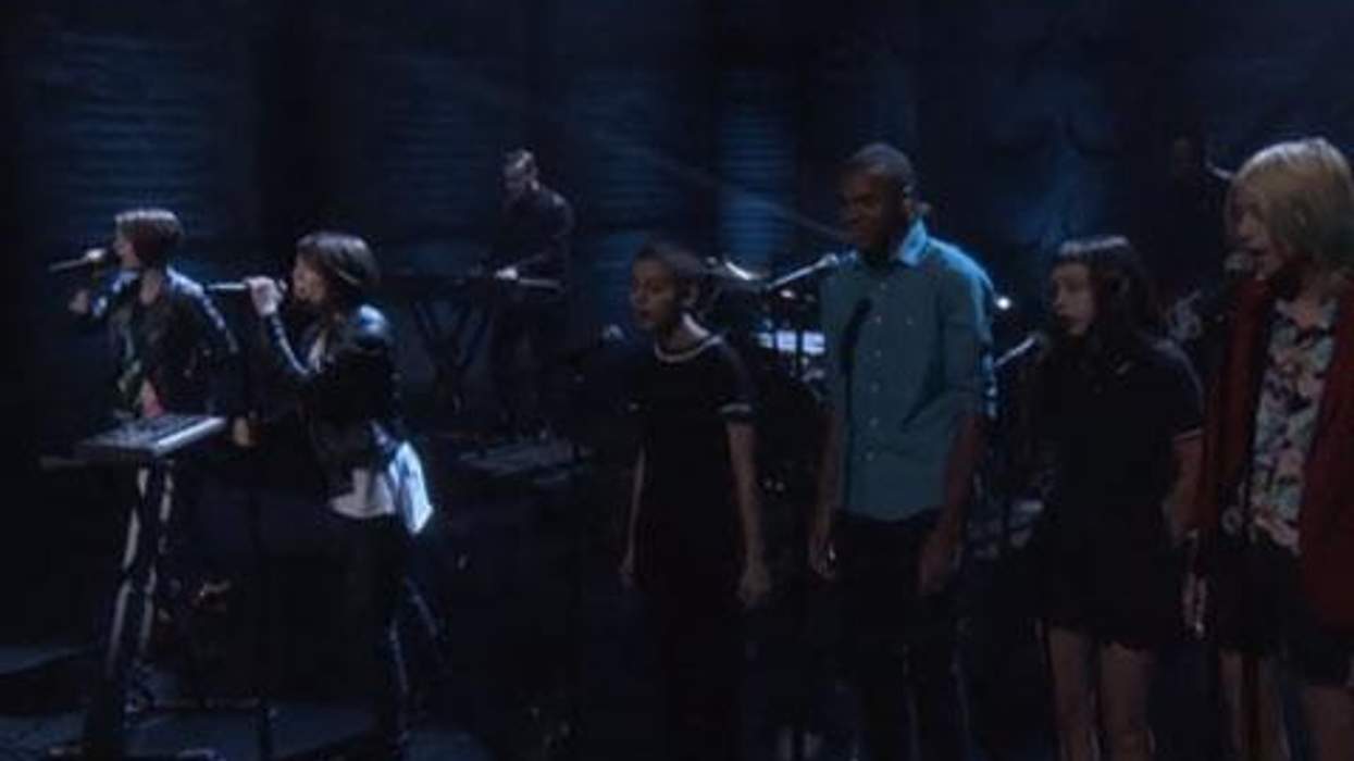 <p>WATCH: Tegan, Sara, and a Super Cute High School Choir Perform "I Was a Fool" on Conan</p>