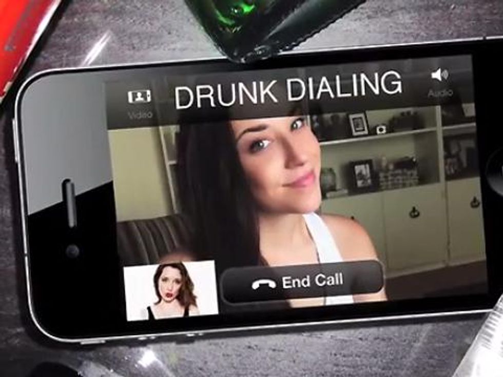 WATCH : Lesbian Drunk Dials Her Ex!