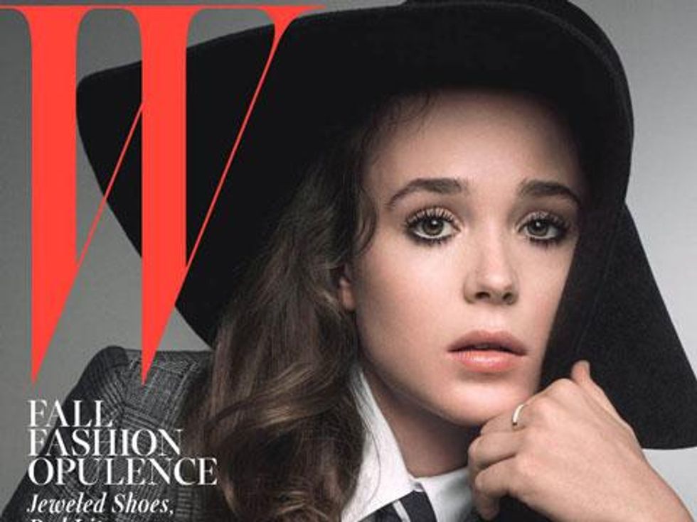 Pic of the Day: Ellen Page Like We've Never Seen Her for W Mag's New Royals Issue 