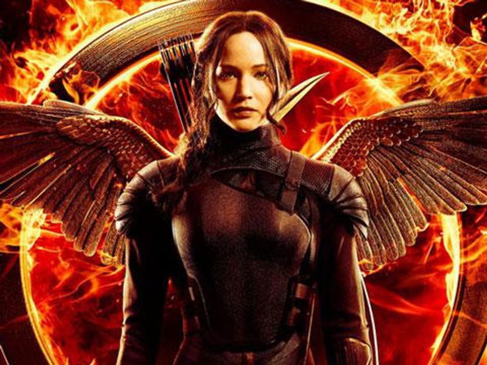 Pic of the Day: Katniss Everdeen is Literally the Girl on Fire in Final "Mockingjay" Poster