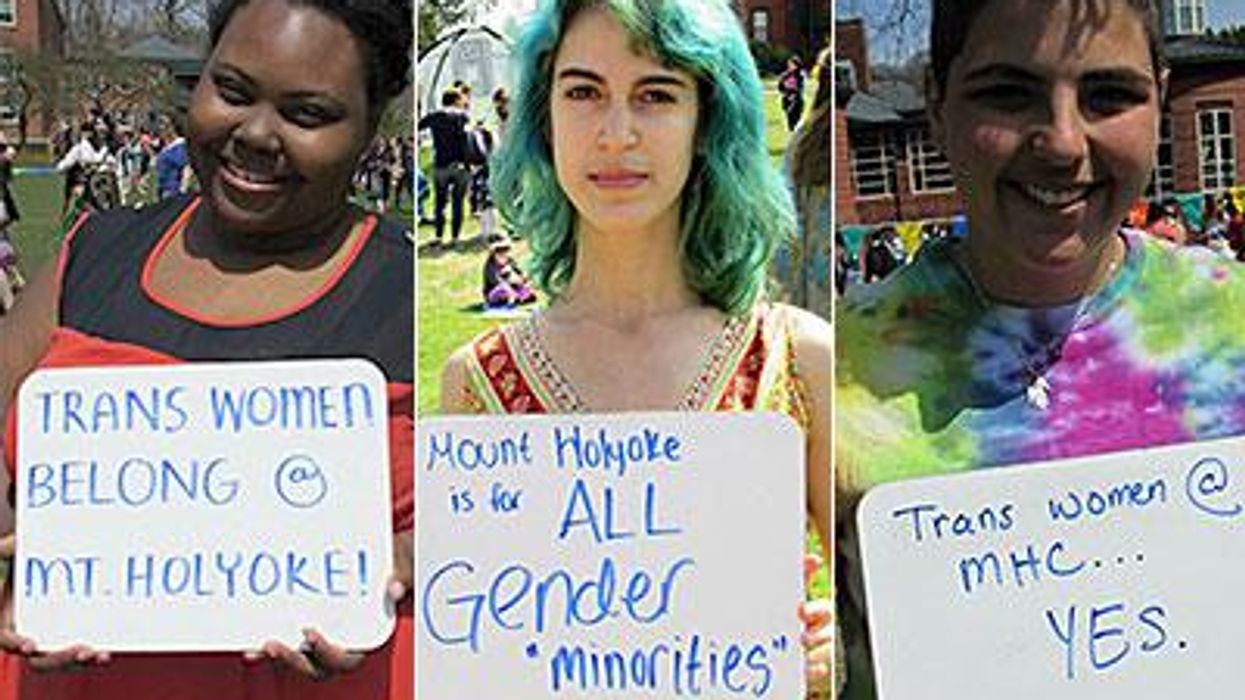<p>PHOTOS: Mount Holyoke Students Come Out for Trans-Inclusion</p>