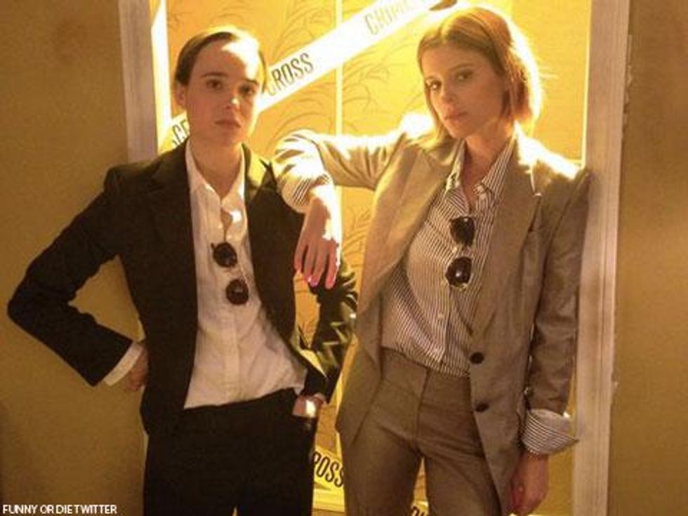 Pic of the Day: Detectives Ellen Page and Kate Mara Fulfill Our Crime Solving Dreams with Funny or Die