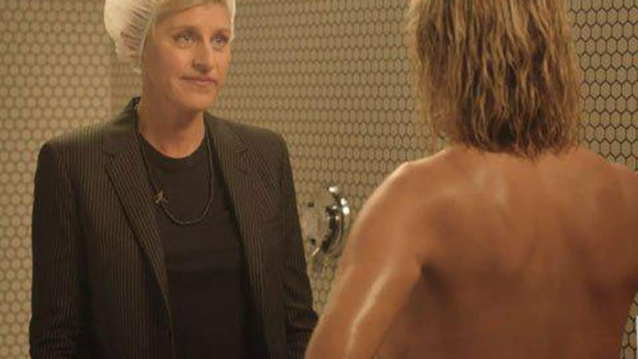 <p>WATCH: Chelsea Handler Is Totally Comfortable Being Nude in the Shower with Ellen DeGeneres</p>