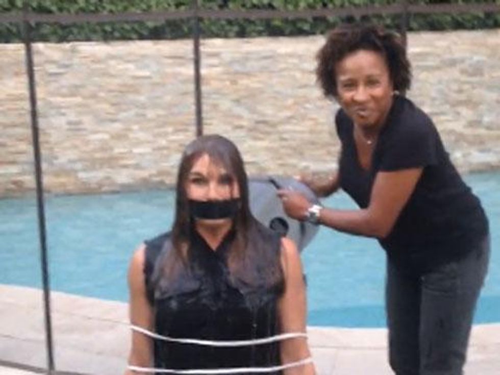 WATCH: Wanda Sykes Binds, Gags, and Soaks Brooke Shields for ALS 