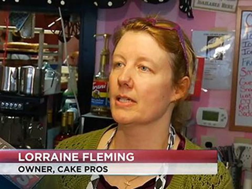 WATCH: Bakery Owner Consults Jesus, Denies Lesbian Couple Wedding Cake