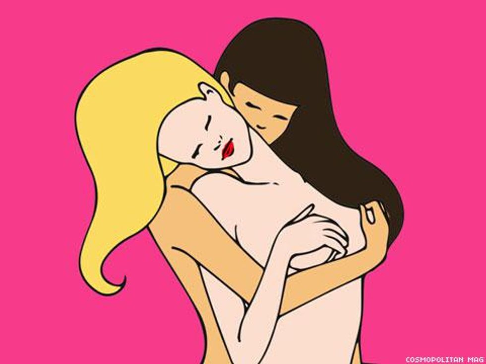 Lesbian Bizarre Sex Acts - Lesbian Sex Positions in Cosmopolitan Magazine? You Read That Right